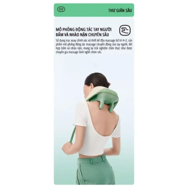 Gối Massage Cổ Vai Gáy miLife M7 - Giảm Đau Cơ, Công Nghệ Siêu Êm, Giá Ưu Đãi 1.249.000 VND