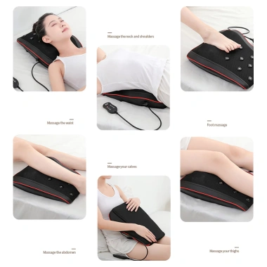 Gối Massage Cổ Vai Gáy ZASKY + Máy Massage Hông Ngoại KL-19 Mát Xa Toàn Thân 129k 2 Gối Massage Cổ Vai Gáy ZASKY + Máy Massage Hông Ngoại KL-19 Mát Xa Toàn Thân 129k 2