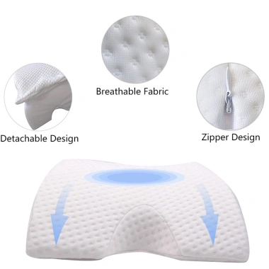 Gối Memory Foam Cong Đỡ Áp Lực Đa Năng cho Cặp Đôi - Chống Đau, Giá 369.969 VNĐ