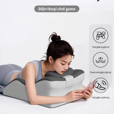Gối Memory Foam Đa Năng ICON - Giảm Đau Vai Gáy, Ôm Sát Cổ, Hỗ Trợ Giấc Ngủ