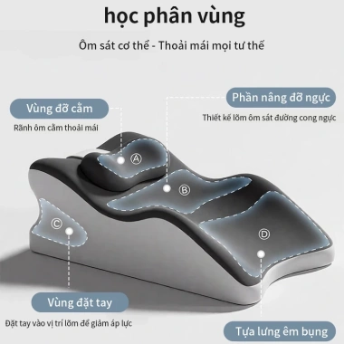 Gối Memory Foam Đa Năng ICON - Giảm Đau Vai Gáy, Ôm Sát Cổ, Hỗ Trợ Giấc Ngủ 8 Gối Memory Foam Đa Năng ICON - Giảm Đau Vai Gáy, Ôm Sát Cổ, Hỗ Trợ Giấc Ngủ 8