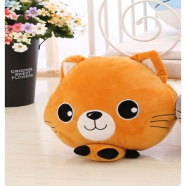 Gối mền mèo con 3 trong 1 nỉ nhung cực mịn - Bộ chăn gối văn phòng 139k 4 Gối mền mèo con 3 trong 1 nỉ nhung cực mịn - Bộ chăn gối văn phòng 139k 4
