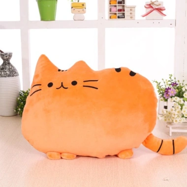 Gối mèo mặt lớn - Đệm đầu giường sofa, trang trí nhà, hình bánh quy, 187k VND 8