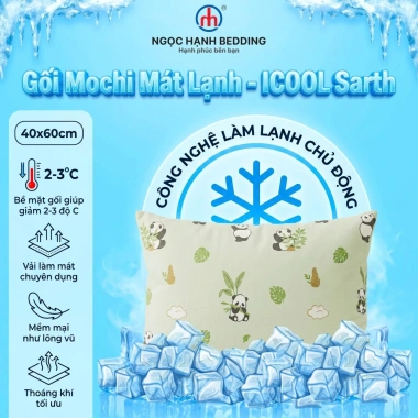Gối Mochi iCool lông vũ mát lạnh, mềm mại - Tặng áo gối ngẫu nhiên, chỉ 120k - Ngọc Hạnh Bedding 2 Gối Mochi iCool lông vũ mát lạnh, mềm mại - Tặng áo gối ngẫu nhiên, chỉ 120k - Ngọc Hạnh Bedding 2
