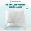 Gối nằm lông vũ cao câp Trung Nguyên: ruột to mềm mại, êm ái, khóa kéo, giá chỉ 359k