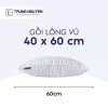 Gối nằm lông vũ cao câp Trung Nguyên: ruột to mềm mại, êm ái, khóa kéo, giá chỉ 359k 9