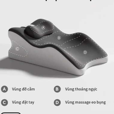 Gối Nằm Sấp Kê Lưng Memory Foam Công Thái Học - Giảm Đau Cổ Vai Gáy, Ngủ Ngon, 99.000 VND 6