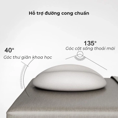 Gối Nằm Úp Cao Su Non - Spa Massage, Làm Body, Công Thái Học Tiện Dụng 119k