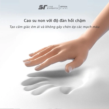 Gối Nằm Úp Mặt Sairui Cao Su Non Công Thái Học - Thư Giãn Spa Massage, Giá 139k 8