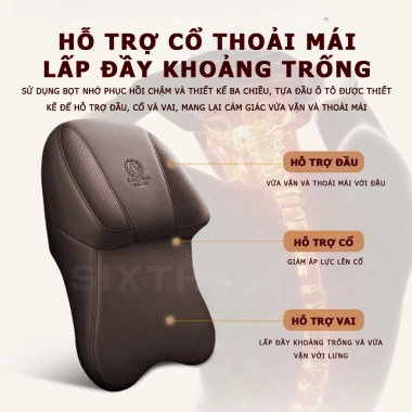 Gối NAPPA Da Công Thái Học Tựa Đầu Ô Tô Tựa Lưng Cao Su Non Êm Ái Dài To Chống Đau Mỏi Giá Ưu Đãi 329.473 VND 3 Gối NAPPA Da Công Thái Học Tựa Đầu Ô Tô Tựa Lưng Cao Su Non Êm Ái Dài To Chống Đau Mỏi Giá Ưu Đãi 329.473 VND 3