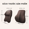 Gối NAPPA Da Công Thái Học Tựa Đầu Ô Tô Tựa Lưng Cao Su Non Êm Ái Dài To Chống Đau Mỏi Giá Ưu Đãi 329.473 VND 9