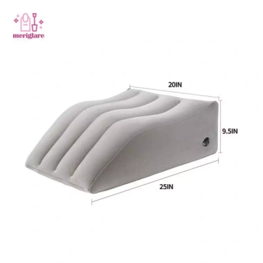 Gối Nêm Di Động Dễ Thổi Nâng Đầu Gối, Gối Chân Bơm Hơi Thư Giãn Ngủ - Giá 266.760₫