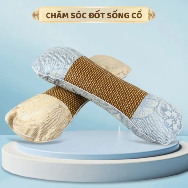 Gối Ngải Cứu Giảm Đau Cổ Vai Gáy, Thoáng Mát, Ngủ Ngon Hàng Loại 1 101.199 VND