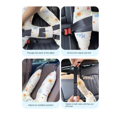 Gối ngồi ô tô OPEAREY - Gối cổ ngủ an toàn, du lịch hình chữ H siêu mềm, dễ thương cho trẻ em, giá 205.632đ