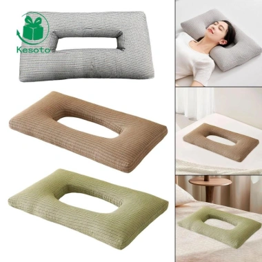 Gối ngủ bên có bịt tai thoáng khí Over‑ear, bảo vệ cổ đầu - Du lịch, máy bay, giá ưu đãi 252.720₫