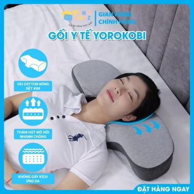 Gối ngủ công thái học con ếch YOROKOBI - 100% cao su non, giảm đau cổ vai gáy, ngăn thoái hoá cổ - chỉ 688.000₫ 5