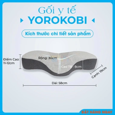 Gối ngủ công thái học con ếch YOROKOBI - 100% cao su non, giảm đau cổ vai gáy, ngăn thoái hoá cổ - chỉ 688.000₫ 8