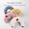 Gối ngủ kê cổ chữ U cho chó mèo - 30.999 VND, bảo vệ cột sống, nhiều màu 3