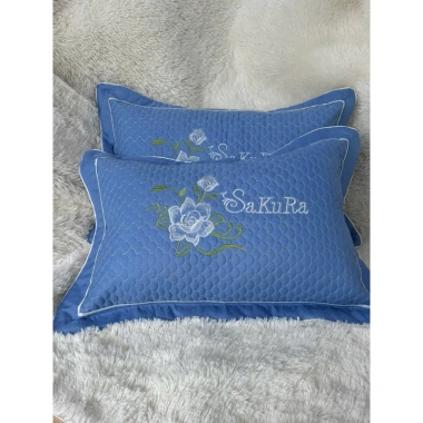 Gối ngủ MINH AN 45x65 cm xanh vây cá kèm ruột và vỏ giá ưu đãi 89.400 đồng 3