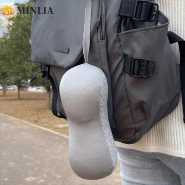 Gối Ngủ MINLIA Mini Rebound Ngăn Thu Nhỏ Cổ Thoáng Khí Chống Nhăn Du Lịch Công Sở 106k