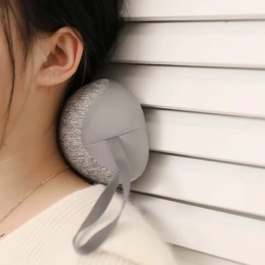 Gối Ngủ MINLIA Mini Rebound Ngăn Thu Nhỏ Cổ Thoáng Khí Chống Nhăn Du Lịch Công Sở 106k