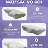 Gối ngủ nhanh cao su non CECILA cho người lớn - Công thái học giảm đau vai gáy, hỗ trợ ngủ sâu 8