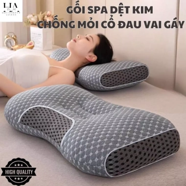 Gối ngủ spa, khách sạn mềm mại thoáng khí, chống đau cổ vai gáy, giảm ngáy – 50.000₫