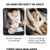 Gối ngủ trên ô tô Hi‑Sleep đa năng đỡ cổ, gối ôm ruột bông an toàn cho bé – Giá 128.000₫ 5