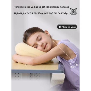 Gối ngủ trưa cotton nguyên chất cho trẻ em – Ốp lưng học sinh, siêu mềm, giảm giá 988,400₫ 2
