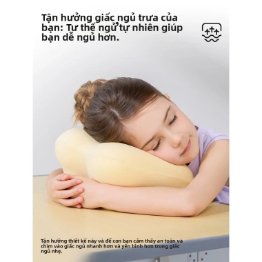Gối ngủ trưa cotton nguyên chất cho trẻ em – Ốp lưng học sinh, siêu mềm, giảm giá 988,400₫ 5