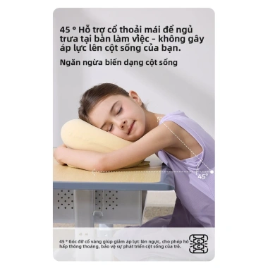 Gối ngủ trưa cotton nguyên chất cho trẻ em – Ốp lưng học sinh, siêu mềm, giảm giá 988,400₫ 7