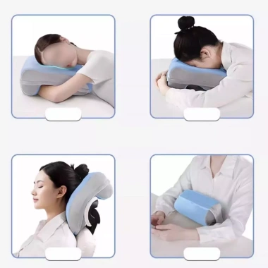 Gối ngủ văn phòng úp mặt thực tế - Thư viện, máy bay, trường học, giảm mỏi cổ, hỗ trợ cột sống, giá ưu đãi 216.000₫ 2