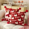 Gối Ngựa Lễ Hội Năm Mới Đỏ - Đệm Lưng Sofa Phòng Khách & Phòng Ngủ 2