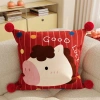 Gối Ngựa Lễ Hội Năm Mới Đỏ - Đệm Lưng Sofa Phòng Khách & Phòng Ngủ 9