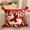 Gối Ngựa Lễ Hội Năm Mới Đỏ - Đệm Lưng Sofa Phòng Khách & Phòng Ngủ 10
