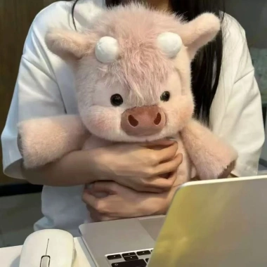 Gối nhồi bông NAMSHEVA Pig 17,7 inch - Đồ chơi sang trọng, hỗ trợ cảm xúc, 186.120₫ 6