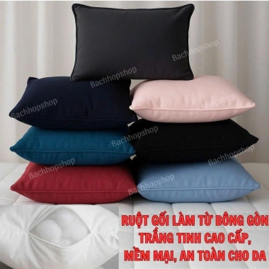 Gối nỉ văn phòng 30x40cm Thoải mái cho học sinh giảm giá 42.000đ