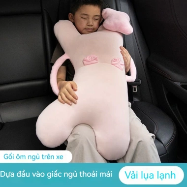 Gối ô tô an toàn cho trẻ em và người lớn ngăn bóp cổ ghế sau, giá ưu đãi 280.000đ 8