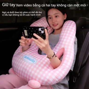 Gối Ô Tô AOTOP Xe Ngủ Trẻ Em Người Lớn Dây An Toàn Chống Tắc Cổ Tiện Dụng Giá Ưu Đãi 200.000