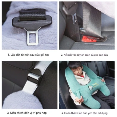 Gối ô tô nâng cấp trẻ em & người lớn, tựa đầu, hỗ trợ cổ sau, giảm 21% chỉ 201.819đ 7 Gối ô tô nâng cấp trẻ em & người lớn, tựa đầu, hỗ trợ cổ sau, giảm 21% chỉ 201.819đ 7