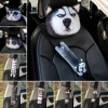 Gối ô tô SEKINEW - Tựa đầu hoạt hình mèo Husky Siberia, vỏ dây an toàn mềm, giá ưu đãi 81.432 VND
