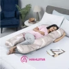 Gối ôm bà bầu chữ U Hahuma vải Hàn Quốc cao cấp - êm ái nâng đỡ toàn thân, giảm giá 660k 3