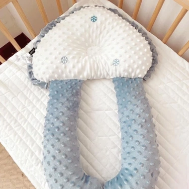 Gối Ôm Bé Sơ Sinh Chữ U - Chống Giật Mình, Ngăn Méo Đầu, Giá Ưu Đãi 128k 5