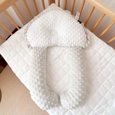 Gối Ôm Bé Sơ Sinh Chữ U - Chống Giật Mình, Ngăn Méo Đầu, Giá Ưu Đãi 128k 7