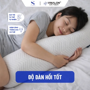 Gối ôm Body Vinalon Air Fiber 3D thoáng khí, dễ vệ sinh - Giá chỉ 756.500 VND 5 Gối ôm Body Vinalon Air Fiber 3D thoáng khí, dễ vệ sinh - Giá chỉ 756.500 VND 5