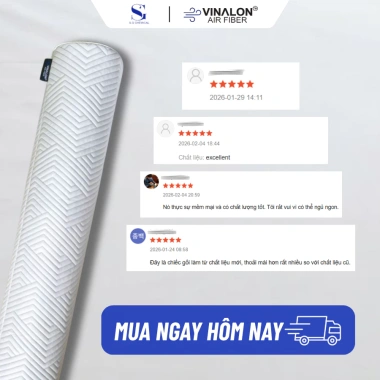 Gối ôm Body Vinalon Air Fiber 3D thoáng khí, dễ vệ sinh - Giá chỉ 756.500 VND