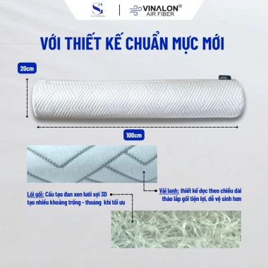 Gối ôm Body Vinalon Air Fiber 3D thoáng khí, dễ vệ sinh - Giá chỉ 756.500 VND 8 Gối ôm Body Vinalon Air Fiber 3D thoáng khí, dễ vệ sinh - Giá chỉ 756.500 VND 8