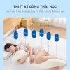 Gối ôm cao su non nguyên khối HI-SLEEP người lớn - Công thái học, ôm siêu thoải mái, giá 545k 2