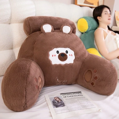 Gối ôm Capybara - Tựa lưng, đệm ngồi gấu bông, hỗ trợ lưng văn phòng, 259.000₫