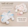 Gối ôm chữ U cao cấp Muslin chống giật mình, định hình đầu, lưới thoáng khí, dây rút tự điều - 130.000 VND 3